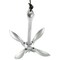 Rad Sportz Kayak Anchor - 5.5lb Folding Anchor with 40ft Marine Rope for Paddle Board by Silver 83-7005 - alternate 4